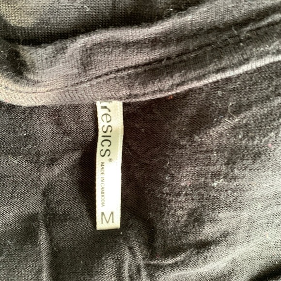 Black Smiley Face Crew Tee Top - Picture 4 of 4